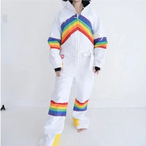 Tipsy Elves Sunrise Shredder One Piece Ski  Suit Snowsuit Size XL NWT